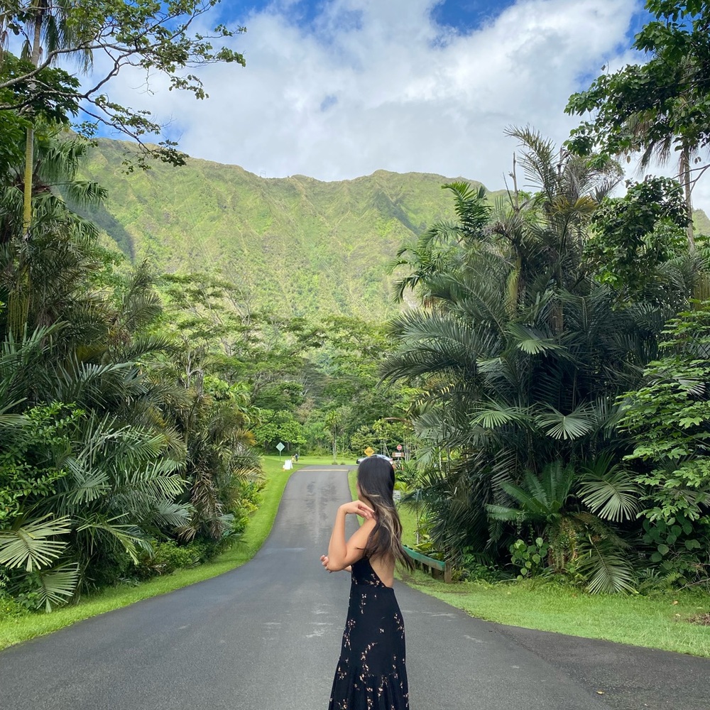 Reformation Black Floral Maxi Dress - Picture 5 of 8